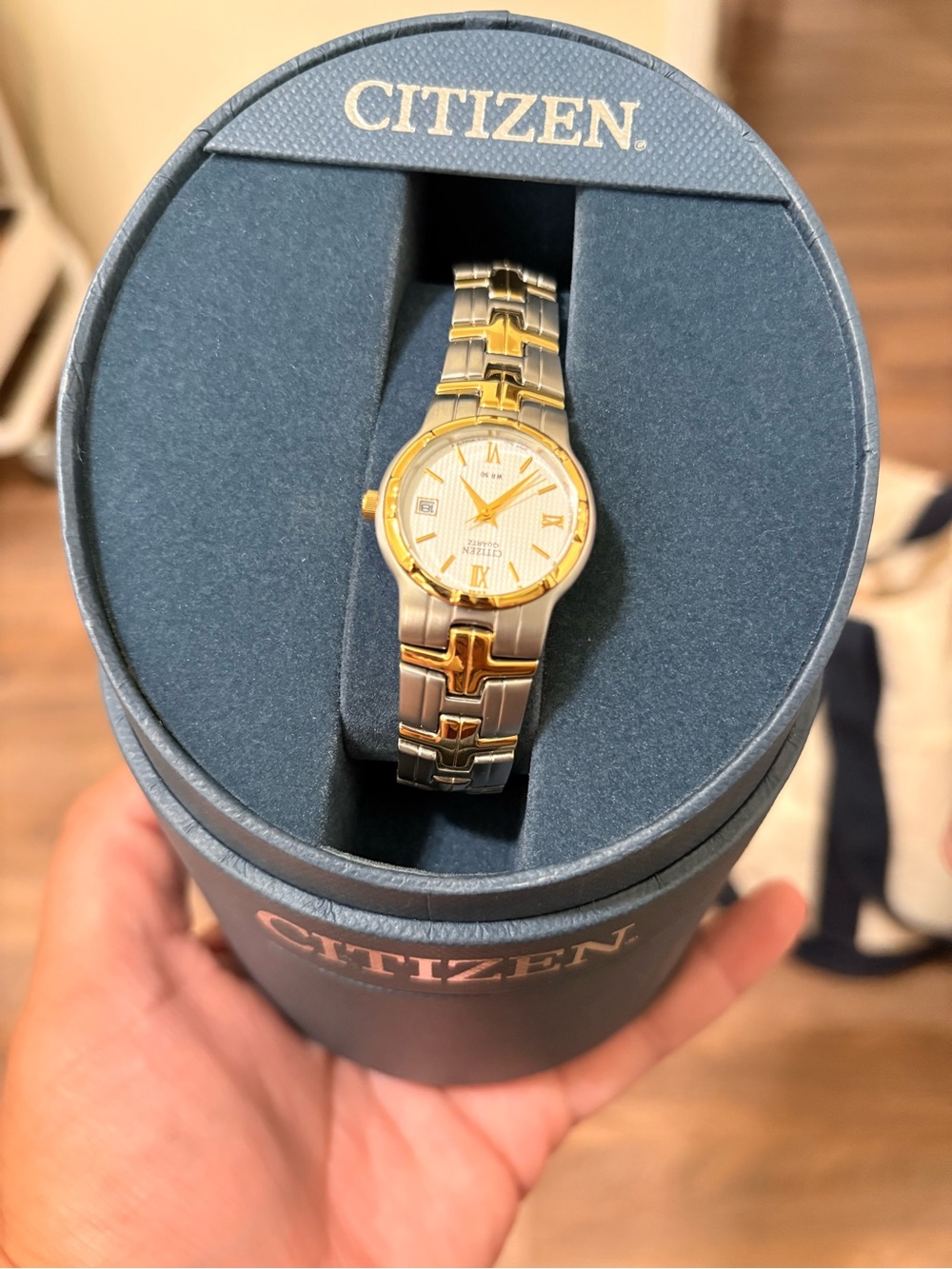 Citizen Two-Tone Ladies Bracelet Watch - Gold & Silver